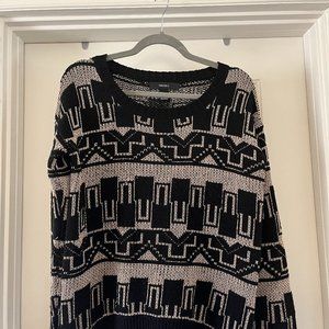 Black and Gold Sweater